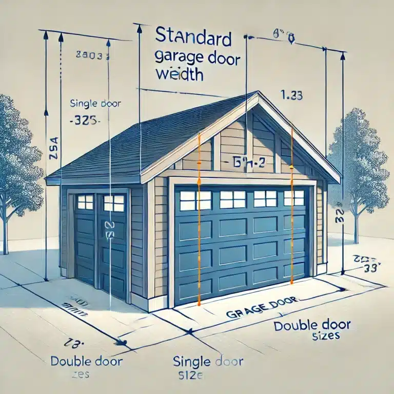 garage door width