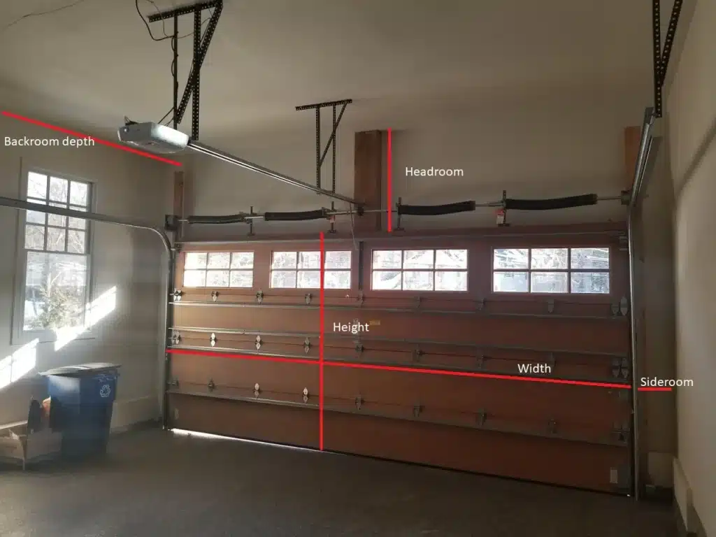 garage door height